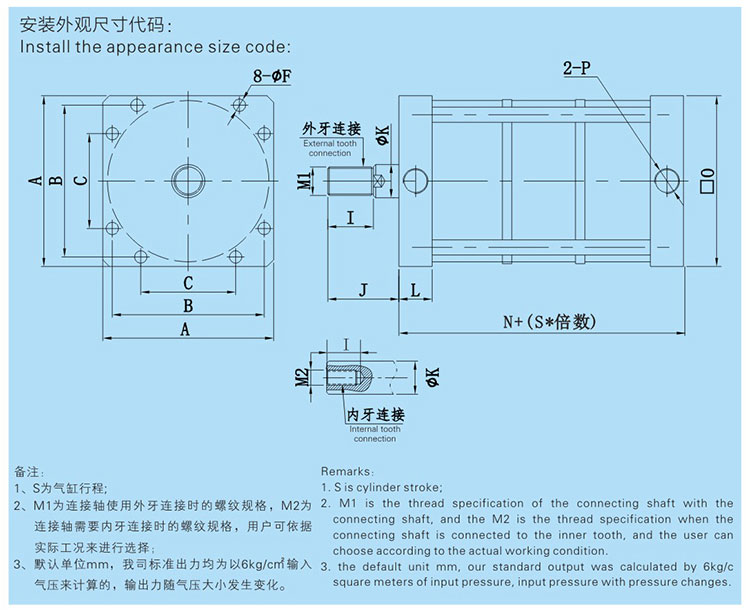 JRBL多倍出力气缸产品设计图