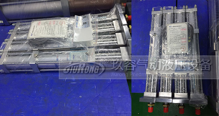 JRF单体式气液增压缸磁性可调款